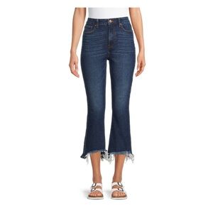 Cropped flare jeans